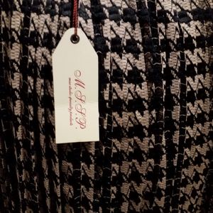 Paid mini skirt